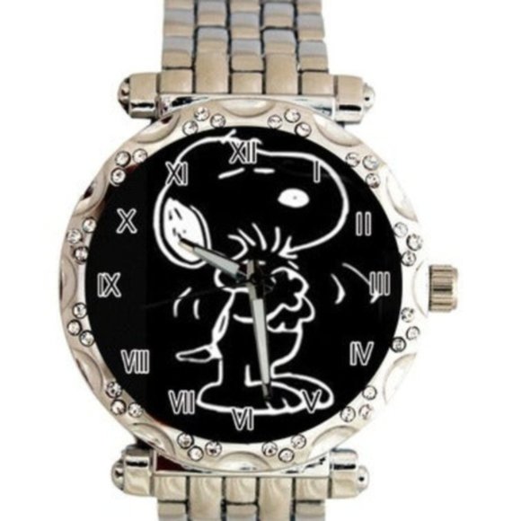 Accessories - SOLDSnoopy and Woodstock Watch Austrian Crystal